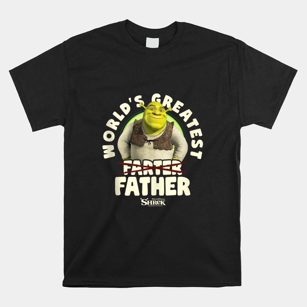 Shrek World’s Greatest Farter Crossed Text Shirt Shrek World’s Greatest Farter Crossed Text Shirt