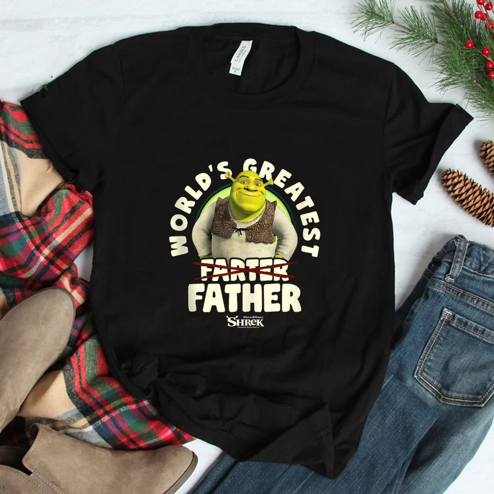 Shrek World’s Greatest Farter Crossed Text Shirt Shrek World’s Greatest Farter Crossed Text Shirt