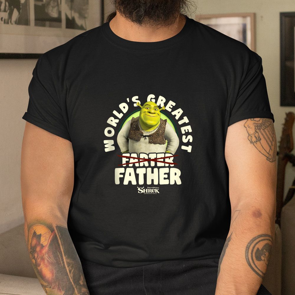 Shrek World’s Greatest Farter Crossed Text Shirt Shrek World’s Greatest Farter Crossed Text Shirt