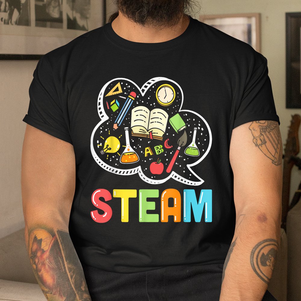 Steam Teacher And Student Back To School Stem Shirt Steam Teacher And Student Back To School Stem Shirt