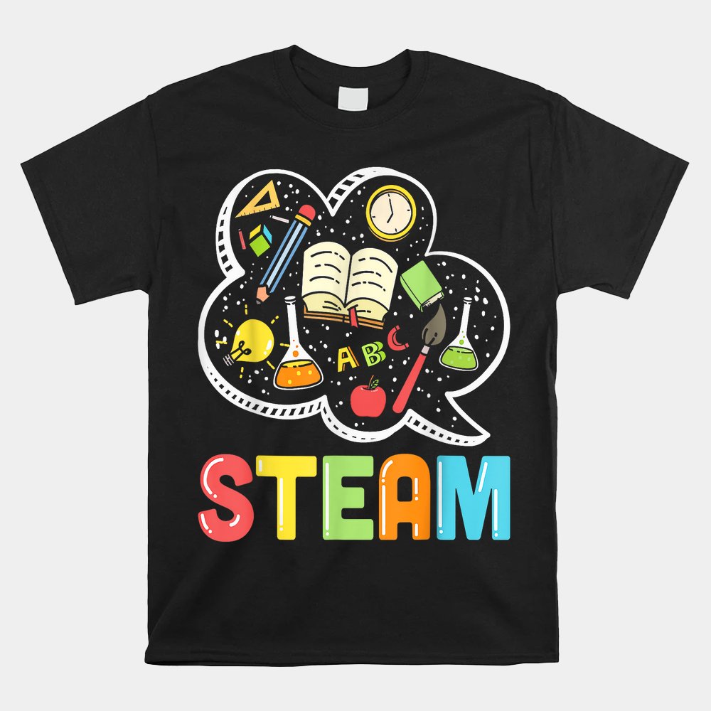 Steam Teacher And Student Back To School Stem Shirt Steam Teacher And Student Back To School Stem Shirt