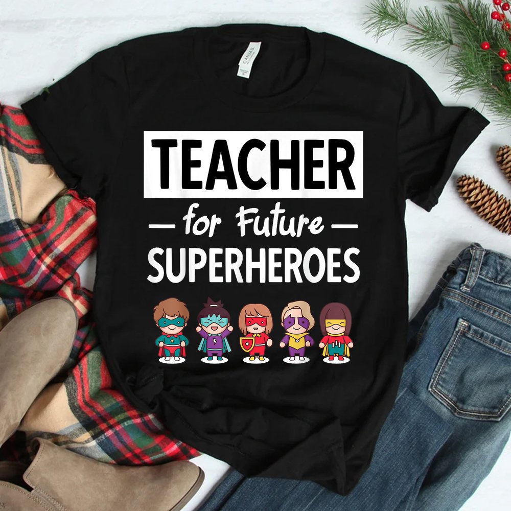 Teacher Superhero Teacher Education Fun Shirt Teacher Superhero Teacher Education Fun Shirt