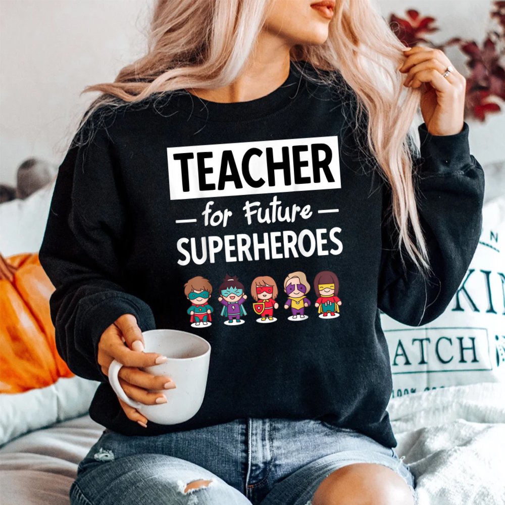 Teacher Superhero Teacher Education Fun Shirt Teacher Superhero Teacher Education Fun Shirt