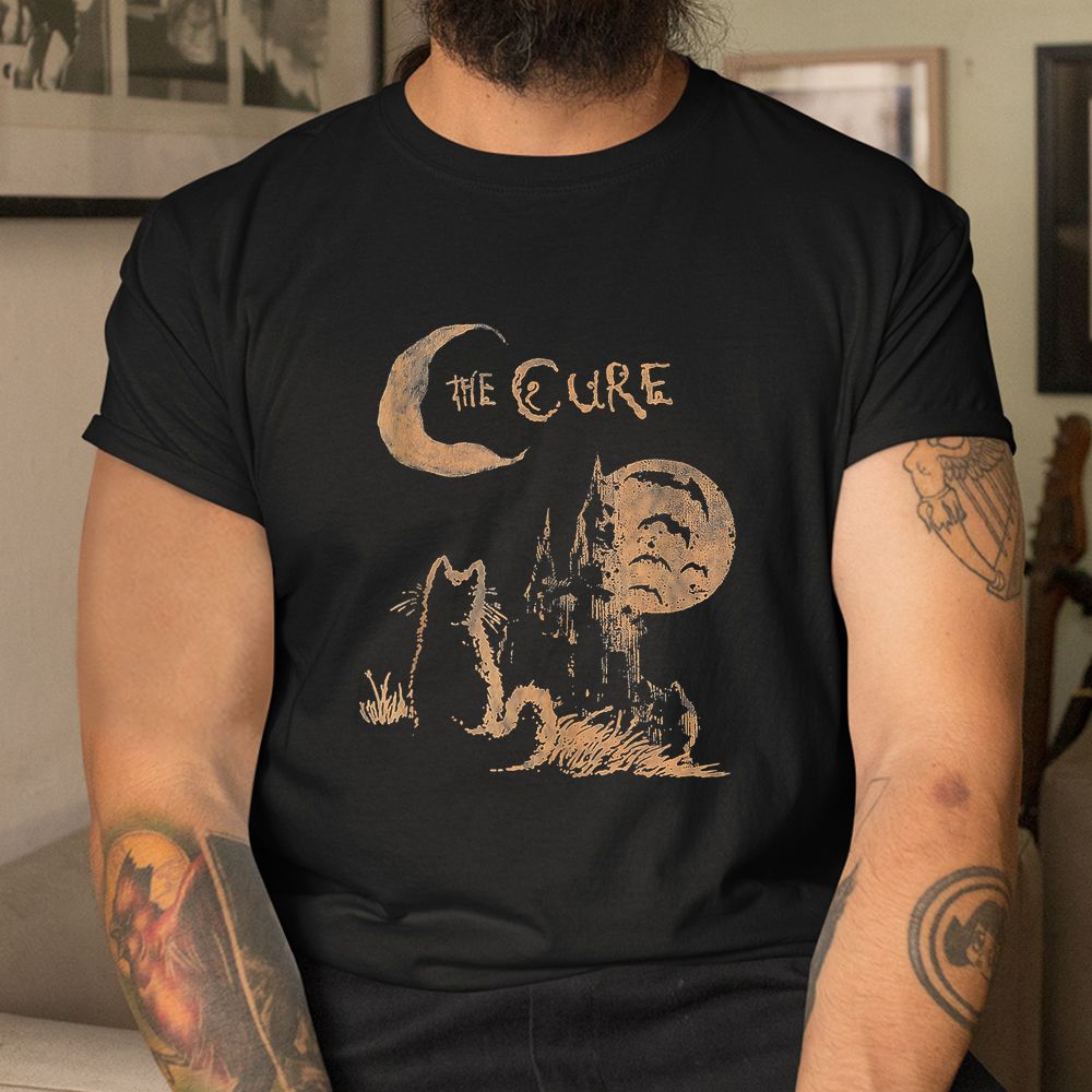 The Cure Cat Moon Shirt The Cure Cat Moon Shirt