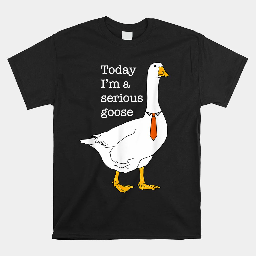Today I’m A Serious Goose Silly Goose Shirt Today I’m A Serious Goose Silly Goose Shirt