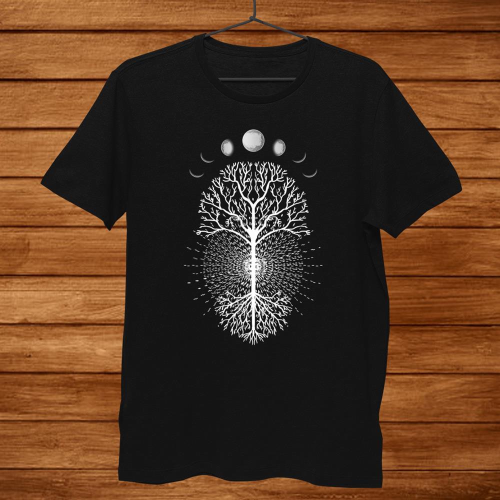 Tree Of Life Moons Phases Cool Meditation Yoga Lover Shirt Tree Of Life Moons Phases Cool Meditation Yoga Lover Shirt