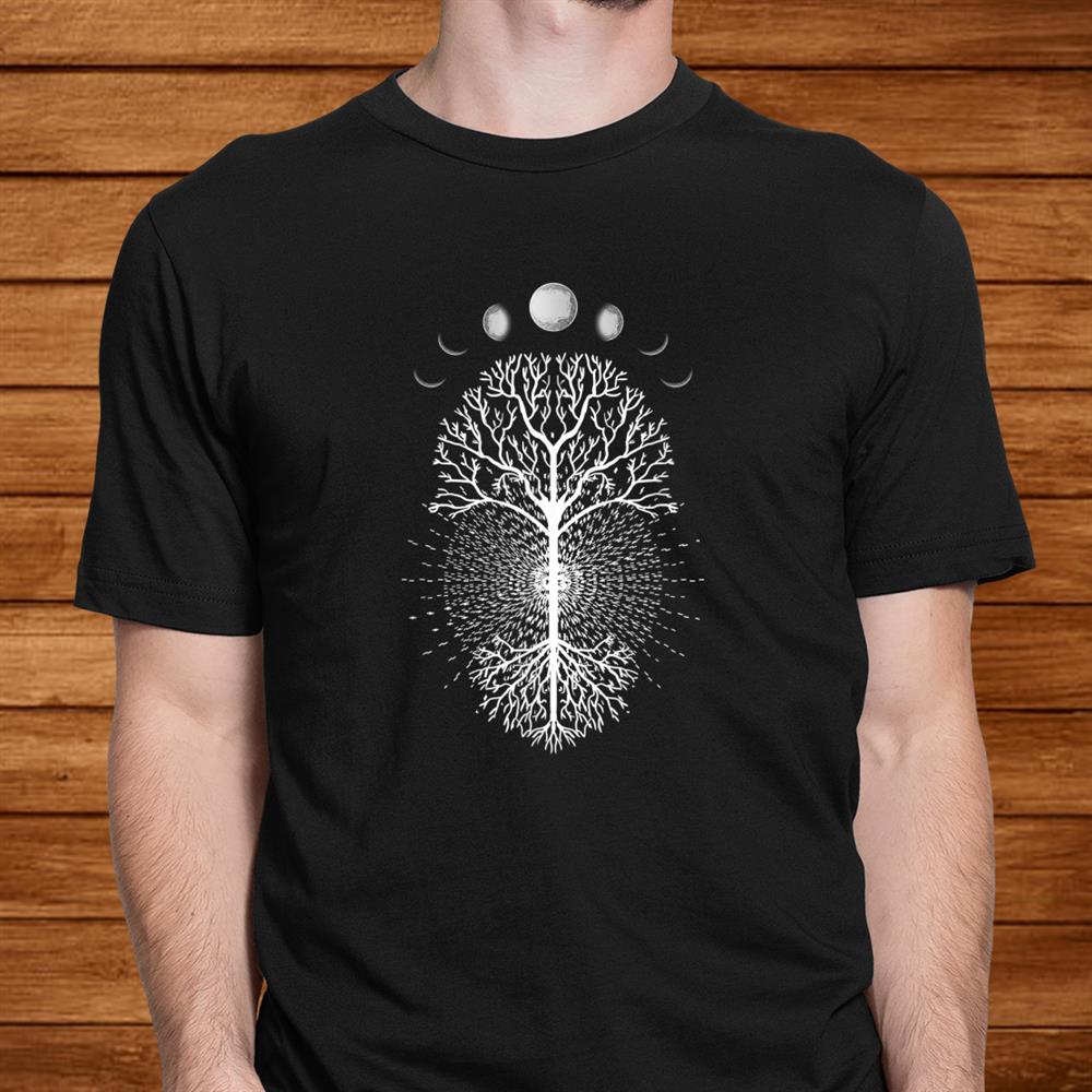Tree Of Life Moons Phases Cool Meditation Yoga Lover Shirt Tree Of Life Moons Phases Cool Meditation Yoga Lover Shirt