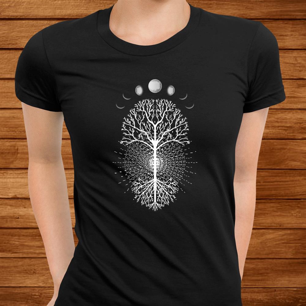 Tree Of Life Moons Phases Cool Meditation Yoga Lover Shirt Tree Of Life Moons Phases Cool Meditation Yoga Lover Shirt