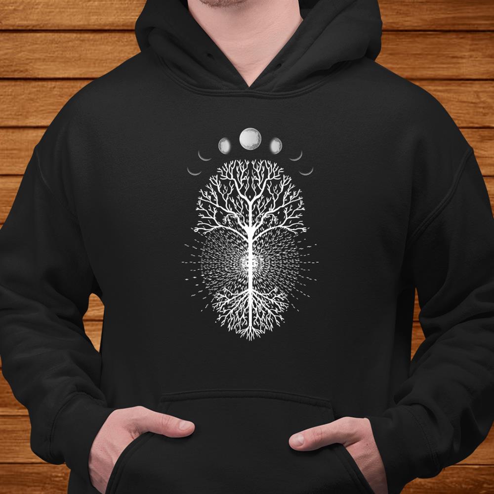 Tree Of Life Moons Phases Cool Meditation Yoga Lover Shirt Tree Of Life Moons Phases Cool Meditation Yoga Lover Shirt