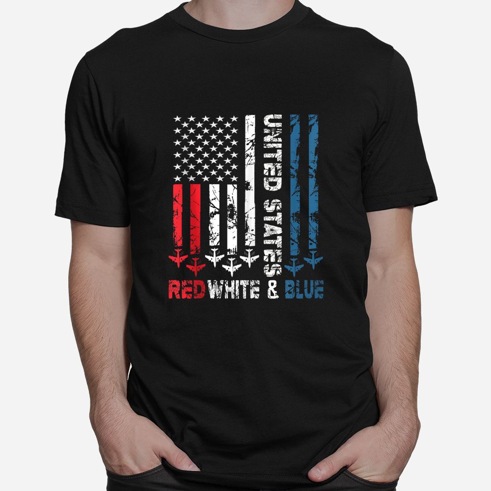 United States Red White And Blue 4th Of July Jets USA Flag Shirt United States Red White And Blue 4th Of July Jets USA Flag Shirt