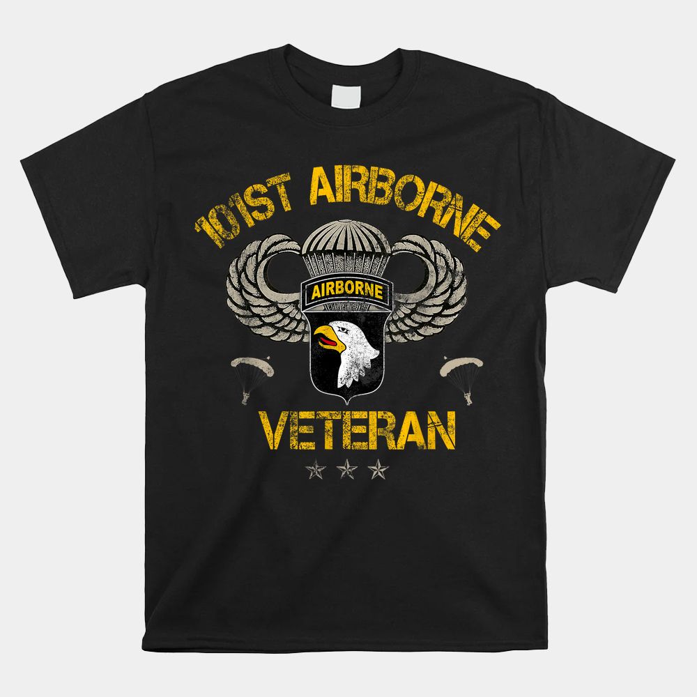US Army 101st Airborne Veteran USA Flag Shirt US Army 101st Airborne Veteran USA Flag Shirt
