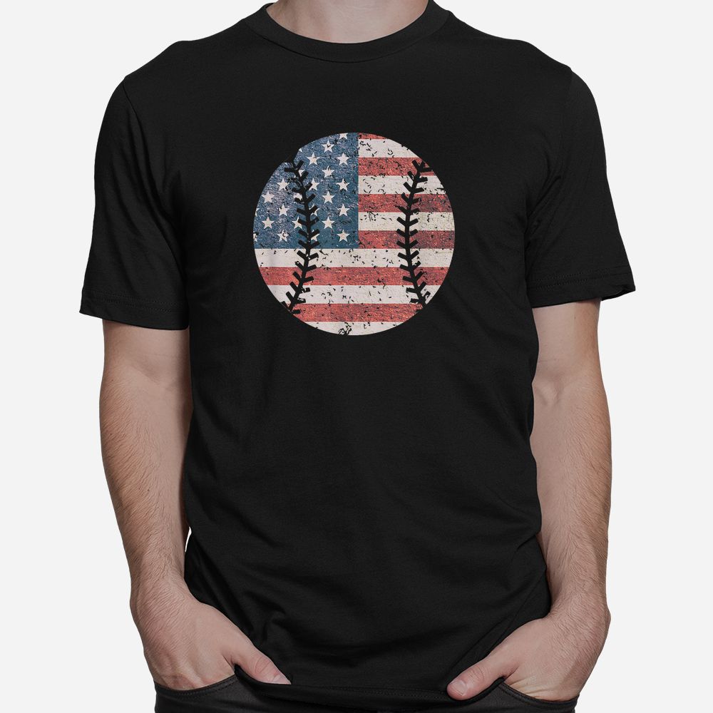 USA Flag American Flag Baseball Patriotic Shirt USA Flag American Flag Baseball Patriotic Shirt