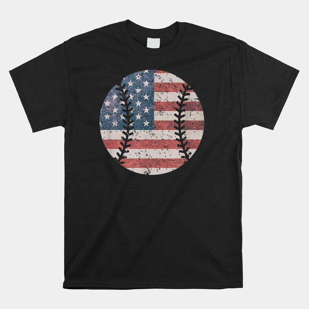 USA Flag American Flag Baseball Patriotic Shirt USA Flag American Flag Baseball Patriotic Shirt