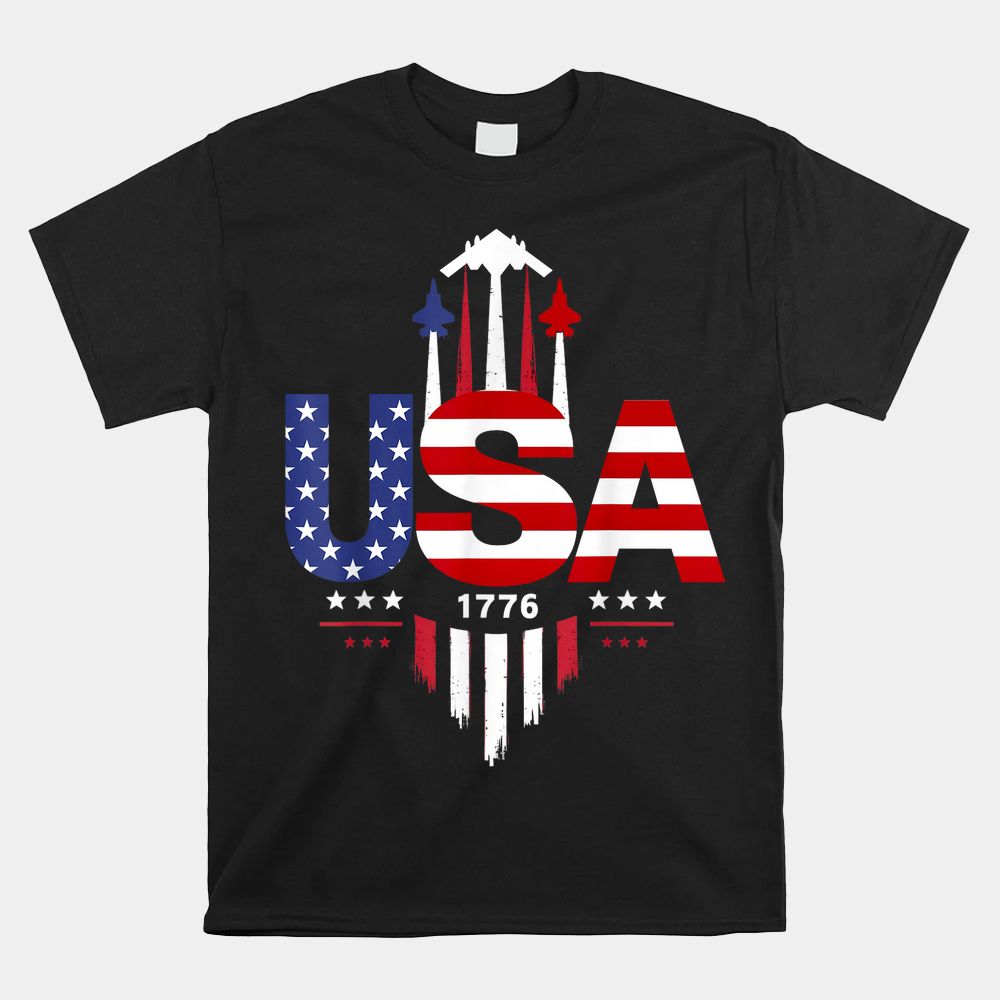 USA Patriotic Fighter Jets Stars And Stripes Shirt USA Patriotic Fighter Jets Stars And Stripes Shirt