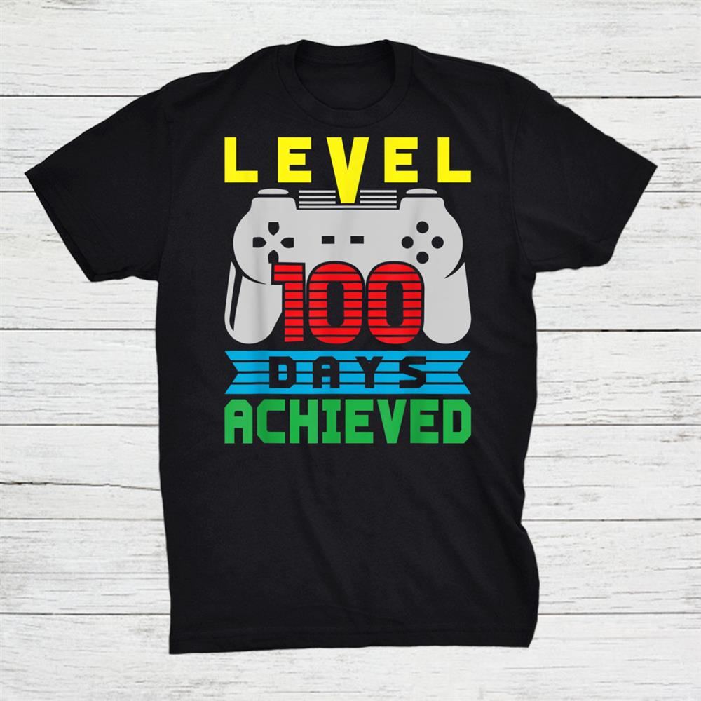 Video Gamer Student 100th Day Teacher 100 Days Of School Shirt Video Gamer Student 100th Day Teacher 100 Days Of School Shirt