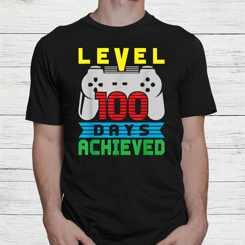 Video Gamer Student 100th Day Teacher 100 Days Of School Shirt Video Gamer Student 100th Day Teacher 100 Days Of School Shirt