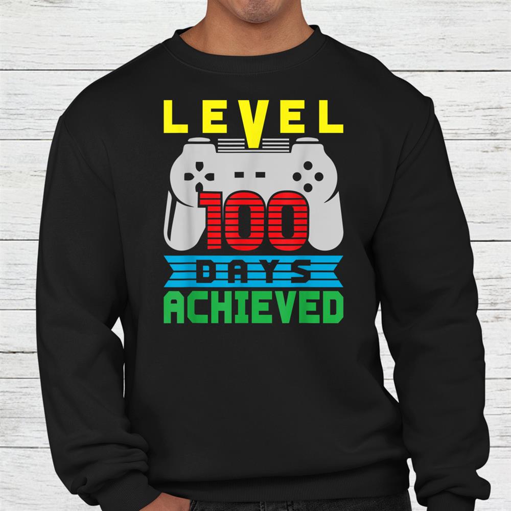 Video Gamer Student 100th Day Teacher 100 Days Of School Shirt Video Gamer Student 100th Day Teacher 100 Days Of School Shirt