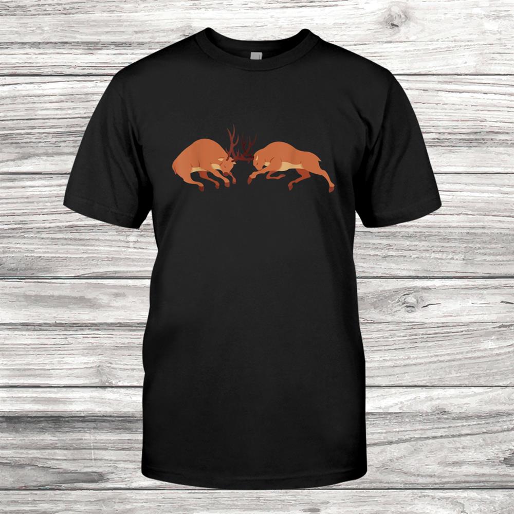 Vintage Deer Hunter Fighting Deers Retro Hunting Shirt Vintage Deer Hunter Fighting Deers Retro Hunting Shirt