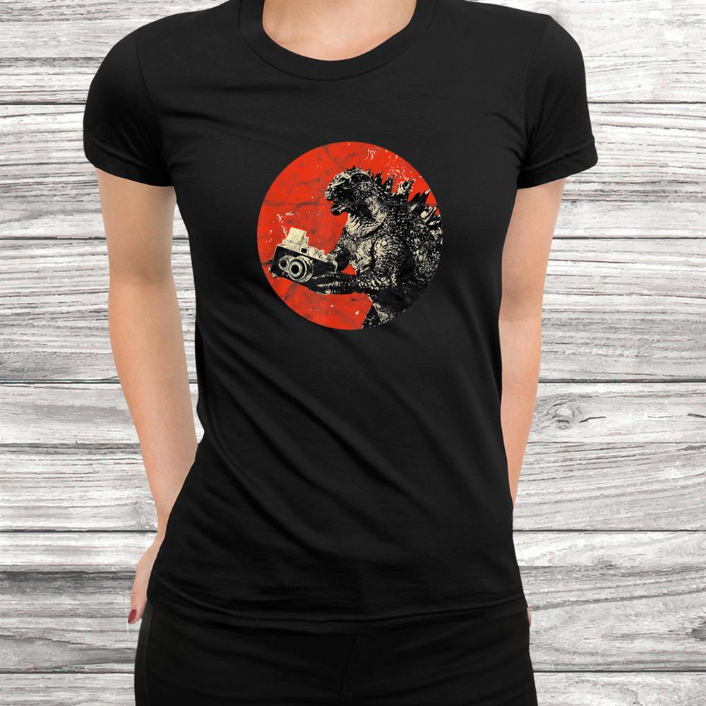 Vintage Japanese Camera Monster Analog Slr Film Photographer Shirt Vintage Japanese Camera Monster Analog Slr Film Photographer Shirt