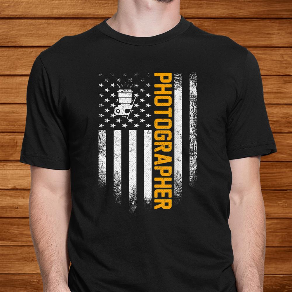 Vintage Usa Photographer American Flag Photography Patriotic Shirt Vintage Usa Photographer American Flag Photography Patriotic Shirt