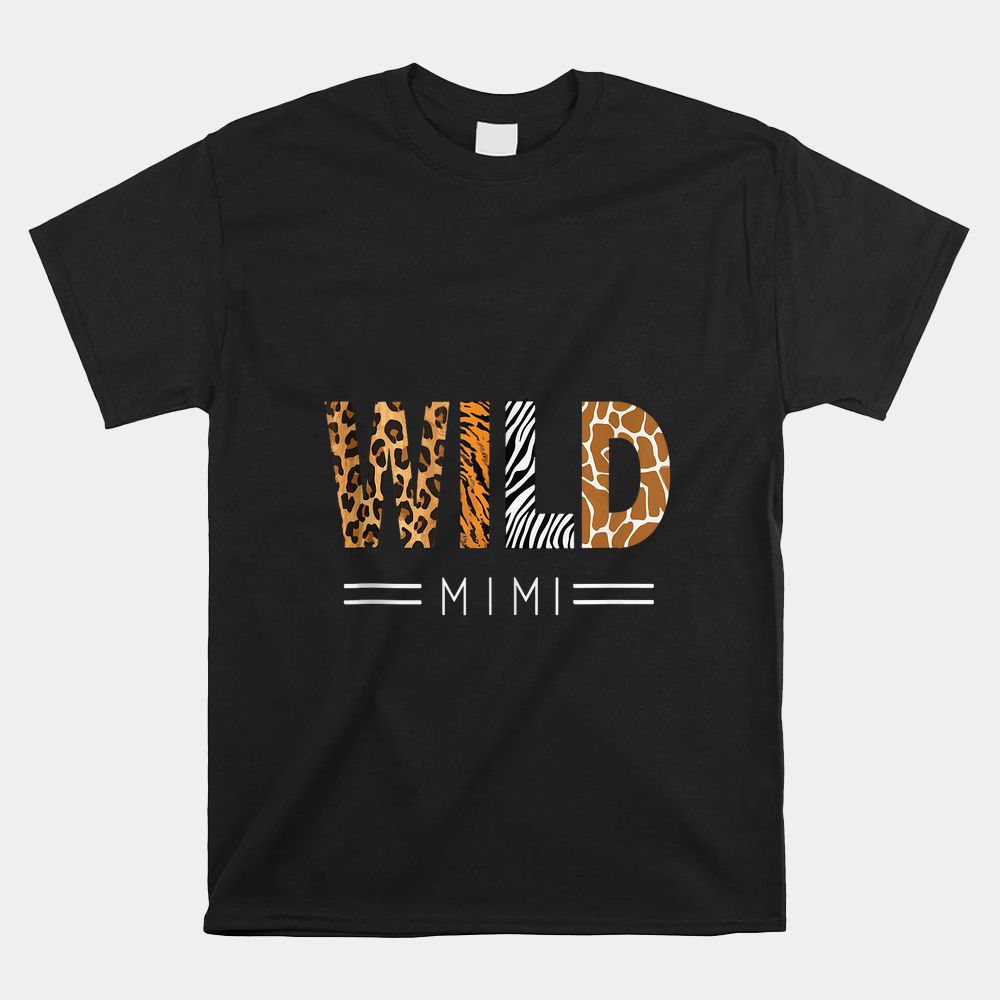 Wild Mimi Zoo Birthday Safari Jungle Matching Party Groovy Shirt Wild Mimi Zoo Birthday Safari Jungle Matching Party Groovy Shirt