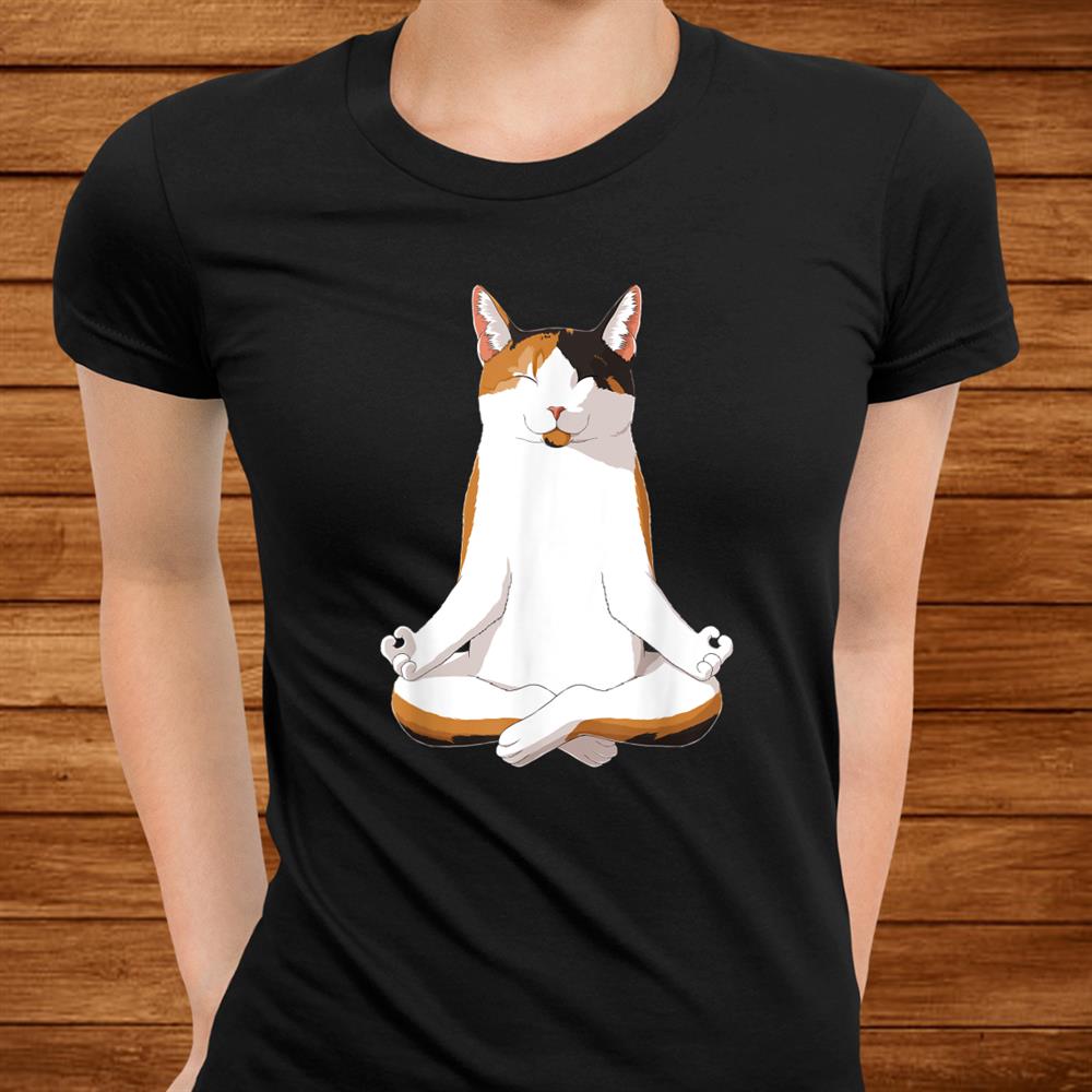 Yoga Calico Cat Shirt Yoga Calico Cat Shirt