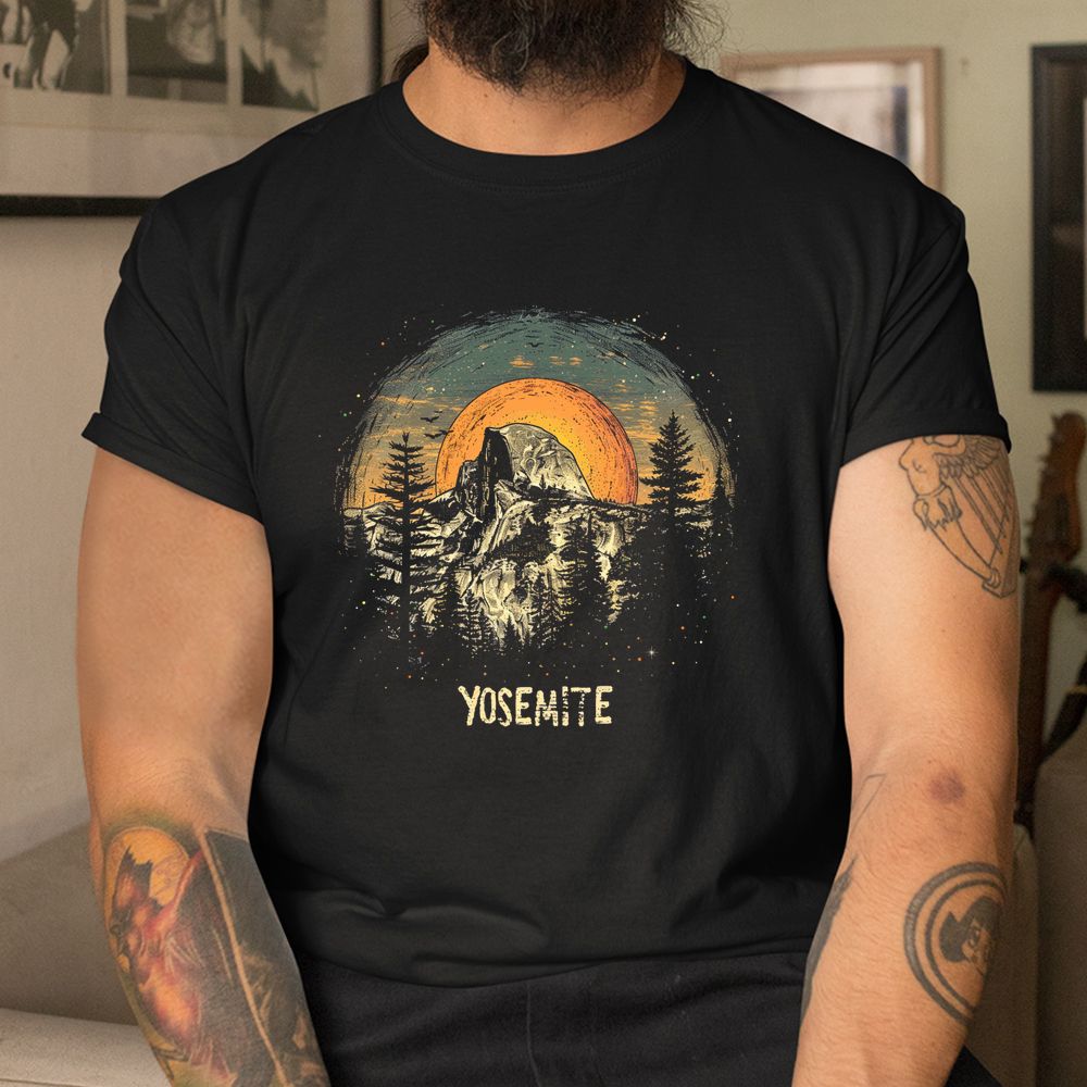 Yosemite – US National Park Vintage Men Women Kids Retro Shirt Yosemite – US National Park Vintage Men Women Kids Retro Shirt