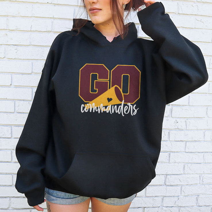 Go Cheer Commanders T Shirt Go Cheer Commanders T Shirt