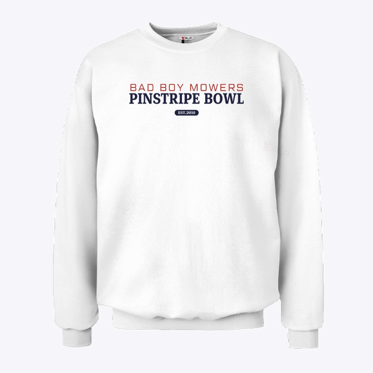 Nebraska Cornhuskers Football Bad Boy Mowers Pinstripe Bowl Est 2010 Sweatshirt Nebraska Cornhuskers Football Bad Boy Mowers Pinstripe Bowl Est 2010 Sweatshirt