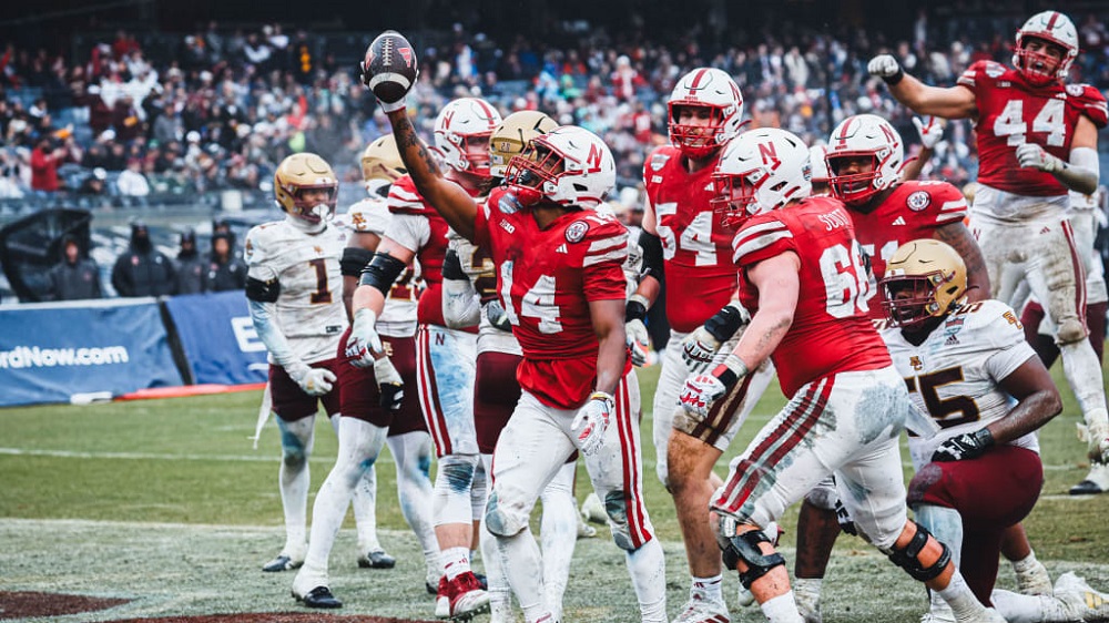 Nebraska Cornhuskers Pinstripe Bowl Champions T Shirt 5 Nebraska holds off Boston College to win 2024 Bad Boy Mowers Pinstripe Bowl