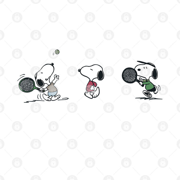 Peanuts Snoopy Tennis T Shirt Peanuts Snoopy Tennis T Shirt