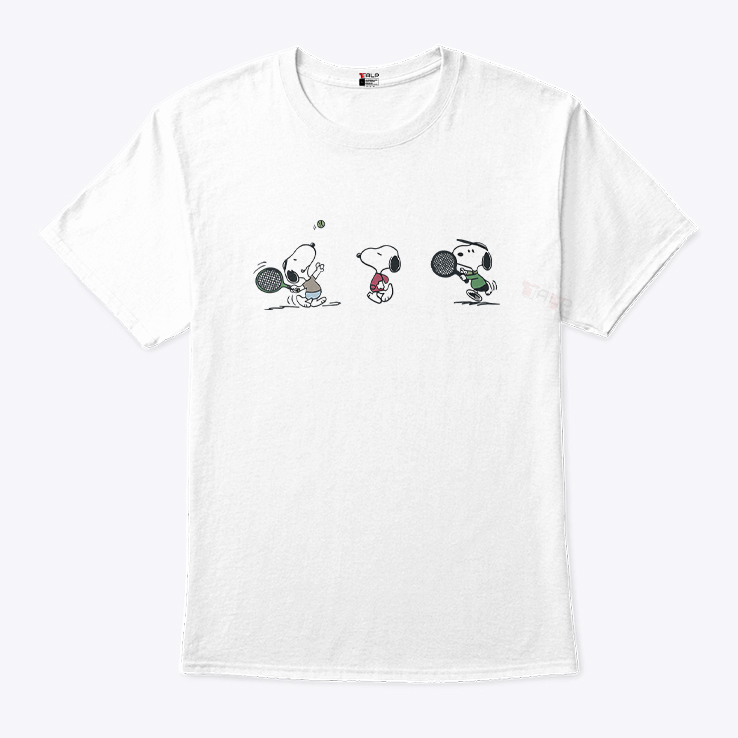Peanuts Snoopy Tennis T Shirt Peanuts Snoopy Tennis T Shirt