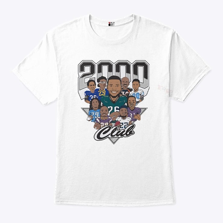 Saquon Barkley 2000 Club T Shirt Saquon Barkley 2000 Club T Shirt