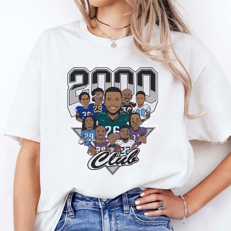 Saquon Barkley 2000 Club T Shirt Saquon Barkley 2000 Club T Shirt