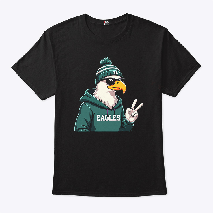 Swoop Cool Philadelphia Eagles Fly T Shirt Swoop Cool Philadelphia Eagles Fly T Shirt