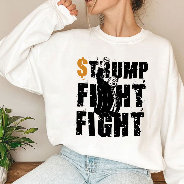 Trump Fight Fight Coin Meme T Shirt Trump Fight Fight Coin Meme T Shirt