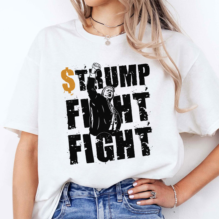 Trump Fight Fight Coin Meme T Shirt Trump Fight Fight Coin Meme T Shirt