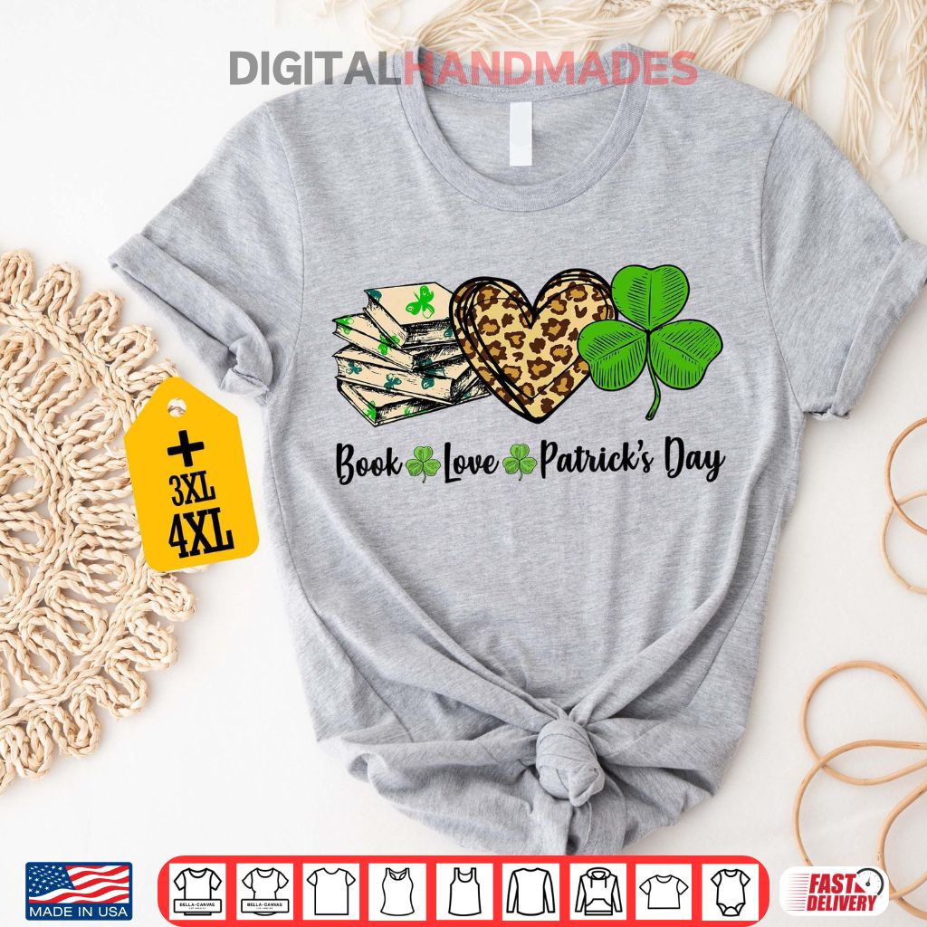 Book Love St. Patrick’s Day Shirt Book Love St. Patrick’s Day Shirt