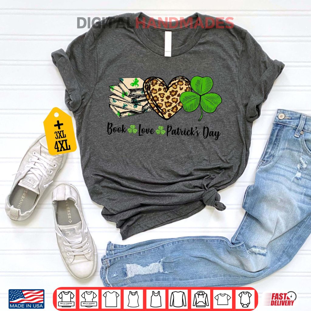 Book Love St. Patrick’s Day Shirt Book Love St. Patrick’s Day Shirt