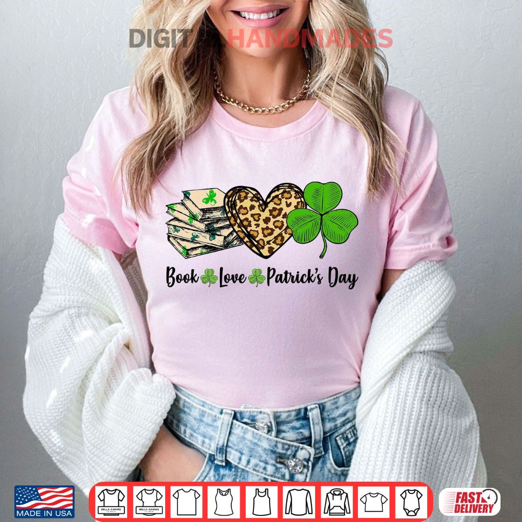 Book Love St. Patrick’s Day Shirt Book Love St. Patrick’s Day Shirt