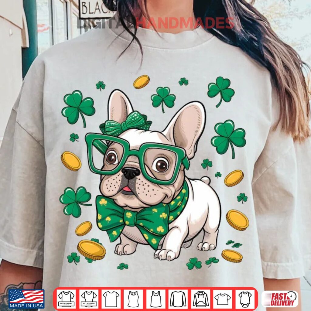 French Bulldog Shamrock St. Patricks Day Shirt 2