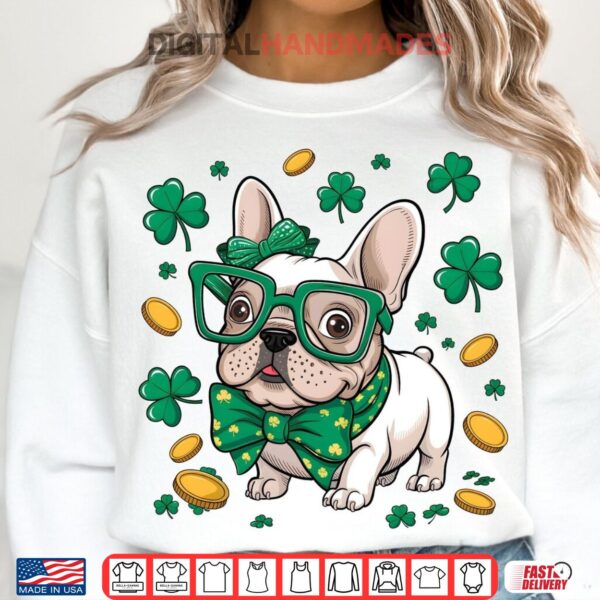 French Bulldog Shamrock St. Patricks Day Shirt 4