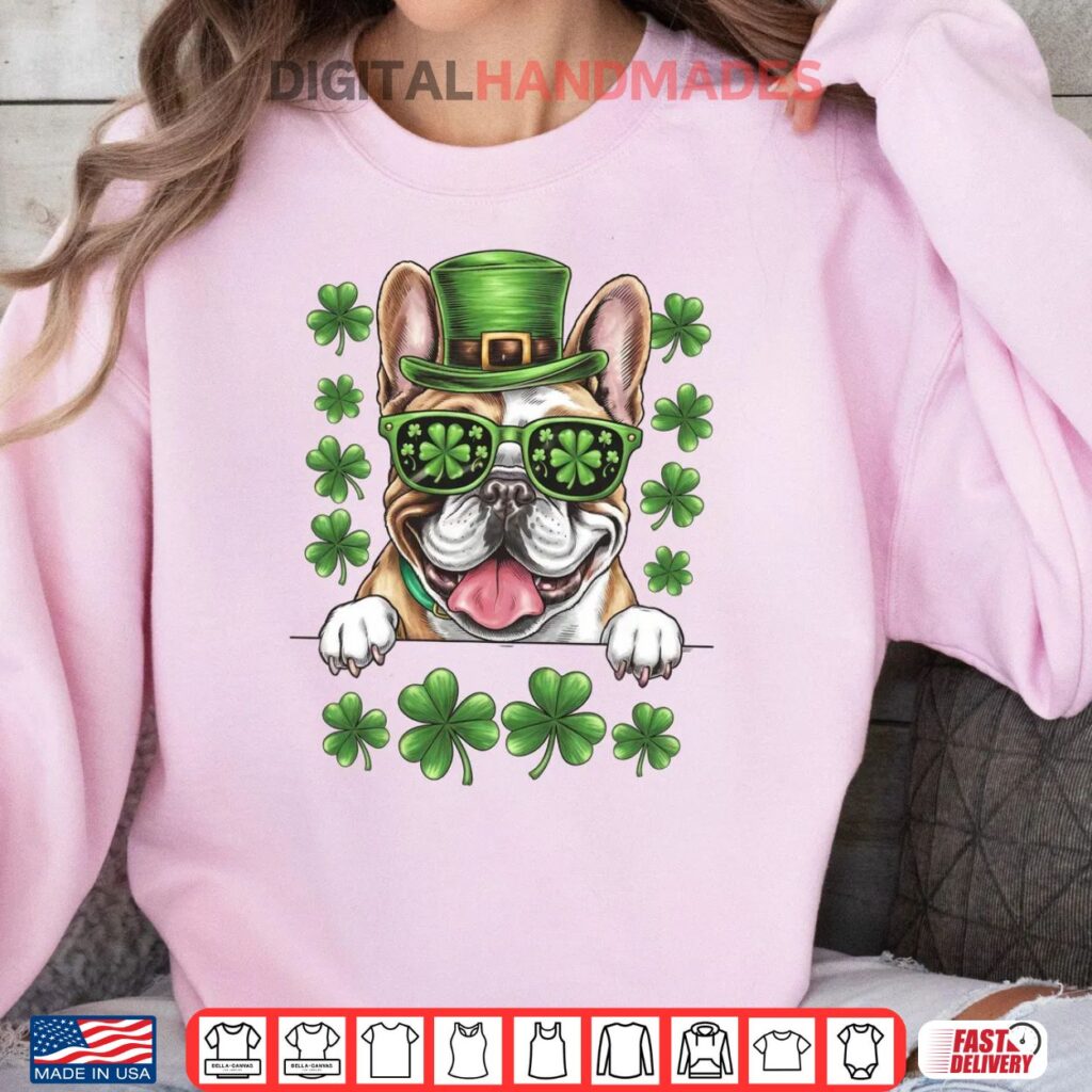 Lucky French Bulldog St. Patrick's Day Shirt