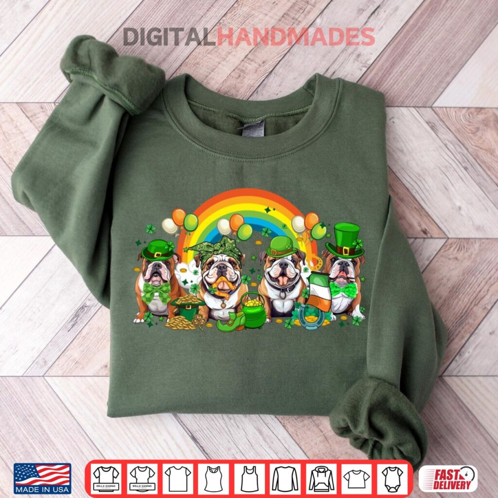 French Bulldog St. Patricks Day One Lucky Frienchie Mom Shirt 2