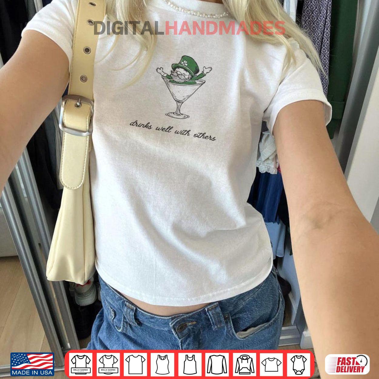 Funny St Patricks’ Day Drinks Well With Others Shirt Funny St Patricks’ Day Drinks Well With Others Shirt