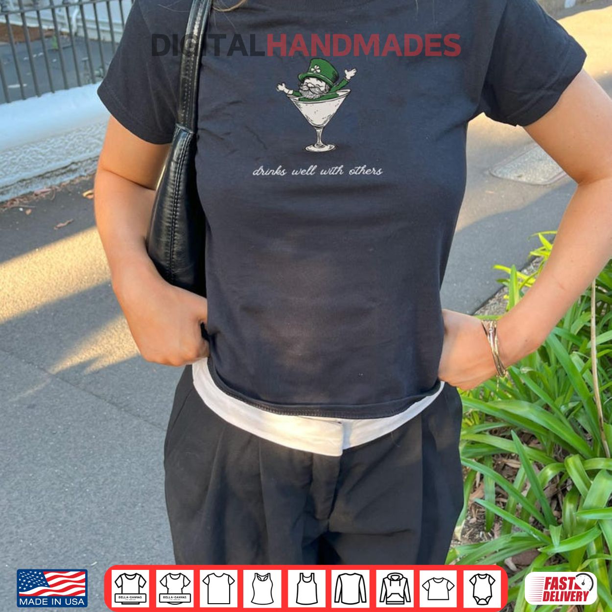 Funny St Patricks’ Day Drinks Well With Others Shirt Funny St Patricks’ Day Drinks Well With Others Shirt