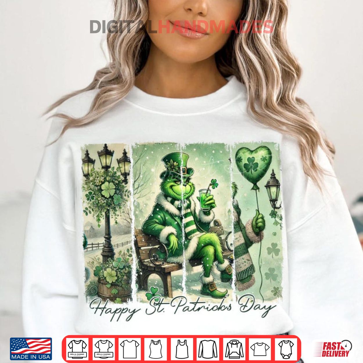 Grinch Happy St Patrick’s Day Shamrock Shirt Grinch Happy St Patrick’s Day Shamrock Shirt