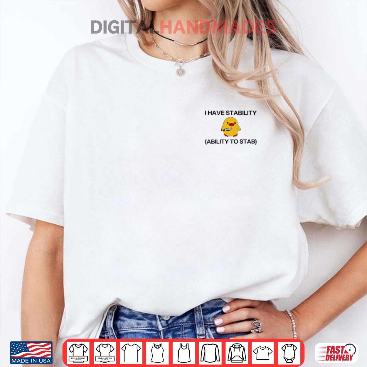 I Have Stability Ability To Stab Funny Duck Shirt I Have Stability Ability To Stab Funny Duck Shirt