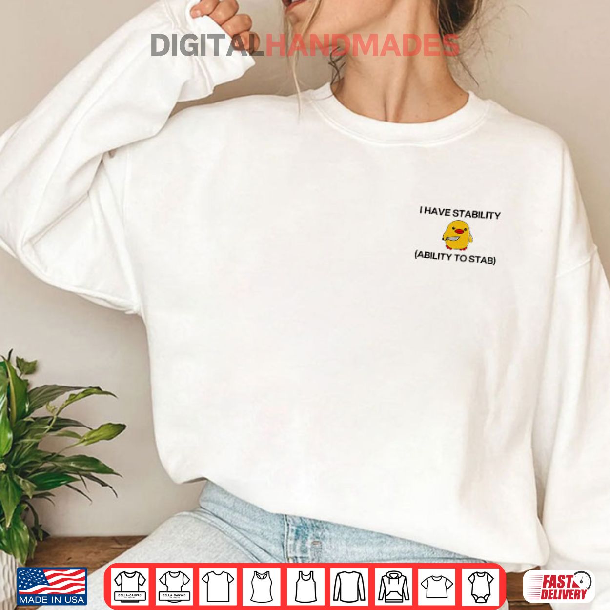 I Have Stability Ability To Stab Funny Duck Shirt I Have Stability Ability To Stab Funny Duck Shirt