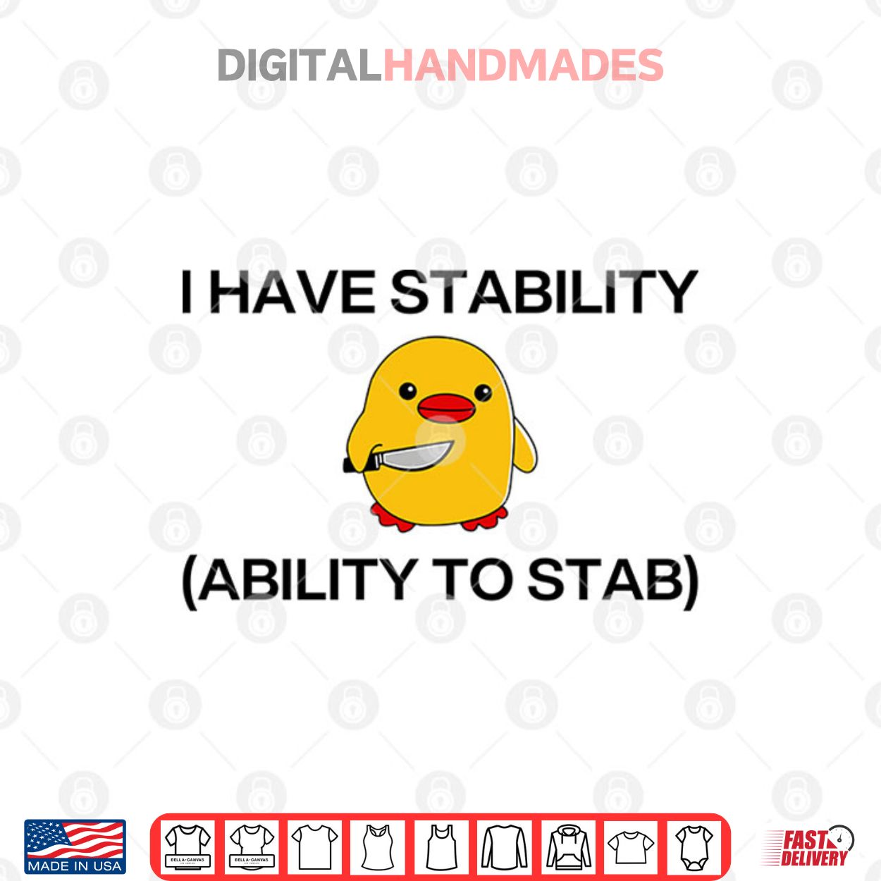 I Have Stability Ability To Stab Funny Duck Shirt I Have Stability Ability To Stab Funny Duck Shirt